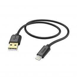 Hama MFI USB nabjec/datov kabel pro Apple s Lightning konektorem, 1,5 m, ern