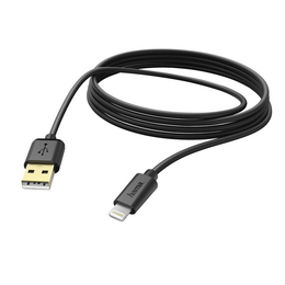 Hama MFI USB nabjec/ datov kabel pro Apple s Lightning konektorem, 3 m, ern