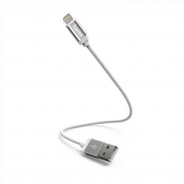 Hama MFI USB nabjec/datov kabel pro Apple, Lightning vidlice, 0,2 m, bl