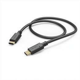 Hama kabel USB-C 2.0 typ C vidlice - C vidlice, 1,5 m, ern