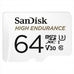 SanDisk microSDXC High Endurance Video 64 GB C 10 U3 V30, adaptr