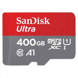 SanDisk Ultra microSDXC 400GB 120MB/s  A1 Class 10 UHS-I, s adaptrem