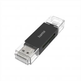 Hama USB teka karet OTG, USB-A/micro USB 2.0