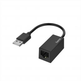 Hama sov adaptr USB-A - RJ45, Ethernet 100 Mb/s
