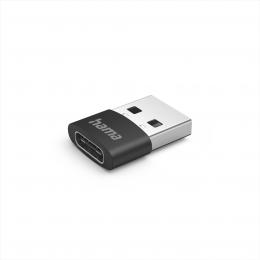 Hama redukce USB-A na USB-C, kompaktn, 3 ks