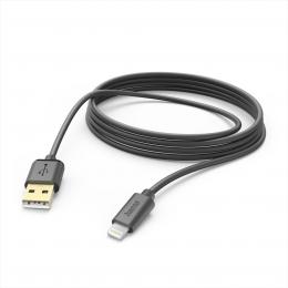 Hama MFi USB kabel pro Apple, USB-A Lightning 3 m, ern