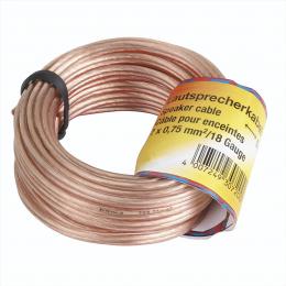 Hama reproduktorov kabel 2x 0,75 mm, 10 m, nebalen