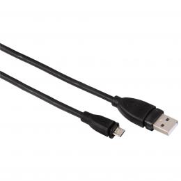 Hama micro USB 2.0 kabel, typ A - micro B, 0,25m, ern
