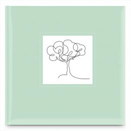 Hama album klasick COLORFUL LINEART 30x30 cm, 80 stran, zelen